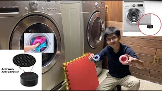 Does Your Washing Machine Or Dryer Dance, Vibrate & Walk - How To Make Anti-Slip Foot Pads For FREE