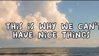 This Is Why We Can't Have Nice Things-Taylor Swift(Here's a toast for my real friends)(Lyrics Video)