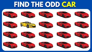 Find The Odd Emoji | Emoji Car Puzzle #32