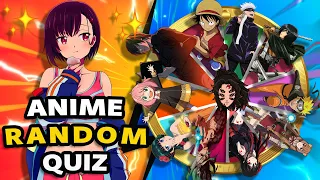 🔥 ANIME RANDOM QUIZ 🔥  Ultimate challenge 🏆 Test Your Knowledge!