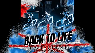 Back to life - Stand Uniqu3 - KARAOKE (with backing vocals)