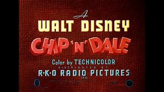 Chip And Dale - The Lone Chipmunks (1954) - RECREATION Titles