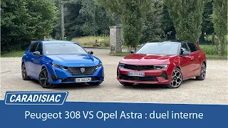 Comparatif - Opel Astra VS Peugeot 308 : menace interne