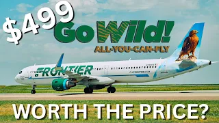 Frontier GO WILD PASS Now $499!   "All You Can Fly" Black Friday Budget Travel DEAL