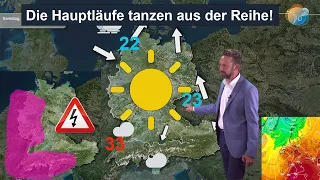 Die Hauptläufe tanzen aus der Reihe! Noch 3 bis 4 Tage. Aktuelle Wettervorhersage 09.-17.09.2023.