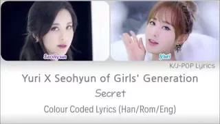 Yuri X Seohyun (유리 X 서현 Of 소녀시대) - Secret Colour Coded Lyrics (Han/Rom/Eng)