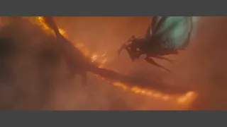 Mothra fights Rodan, death of Mothra