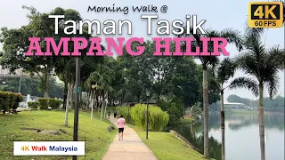 Malaysia 🇲🇾 Taman Tasik Ampang Hilir 🌳🏃‍♂️🐟 - October 2023 - 4K 60fps HDR Walking Tour