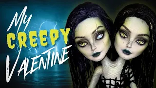 My Creepy Valentine Collab | OOAK Doll Repaint | Monster High Repaint | Peri & Pearl Custom