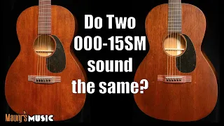 2 Martin 000-15SM Guitars Compared - as seen on Virtual Tour 175