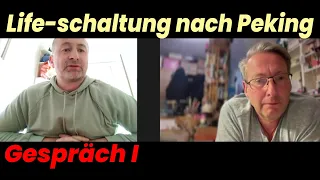 Gespräch I  Life-Schaltung Deutschland-China zu Fragen über das Leben in China und Alltag in Peking.