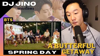 DJ REACTION to KPOP - BTS 'SPRING DAY' @ A BUTTERFUL GETAWAY WITH BTS