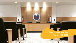Town Council Meeting for 2/22/2022
