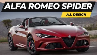 New Alfa Romeo Spider Designed By Artificial Intelligence