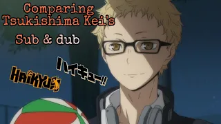 Comparison of Tsukishima Kei’s Sub & Dub | Haikyuu!