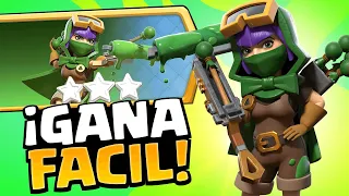 TRES ESTRELLAS FÁCIL en el DESAFÍO de la REINA PINTORA 👩🏻‍🎨 Clash Of Clans