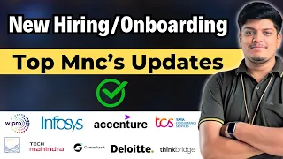 Wipro, ENTNT, Infosys, TechM, TCS, Thinkbridge New Hiring & Onboarding Updates | 2022, 2023, 2024