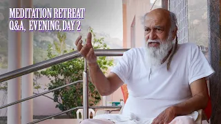 DSM Meditation Retreat 2024: Day 2, Evening Q&A with Babaji