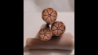 Polymer Clay Flower Cane without a pasta machine