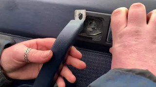 How to... Remove a door card on a Mercedes W201 190E