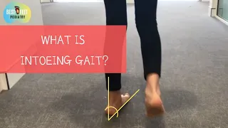 intoeing gait and orthotics therapy