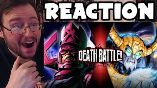 Gor's "DEATH BATTLE!" Galactus VS Unicron (Marvel Comics VS Transformers) REACTION