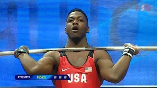 CJ Cummings(USA) broke the IWF YOUTH record 2017 | IWF YOUTH WORLD CHAMPIONSHIPS [Men 69KG Group A]