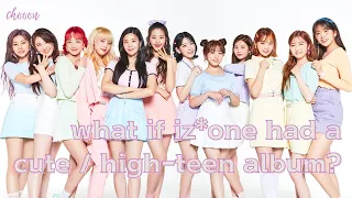 what if iz*one had a cute / high-teen concept album?