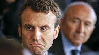 Loi travail : Emmanuel Macron cible de jets d'oeufs
