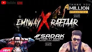 #SADAK | RAFTAAR Ft  EMIWAY | (OFFICIAL MUSIC VIDEO)  | Latest Punjabi Song 2017 | Latest Rap Song