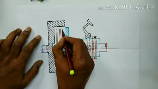 Multi plate clutch drawing practice