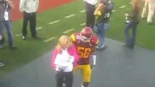 Rey Maualuga grinding on Hotty Erin Andrews