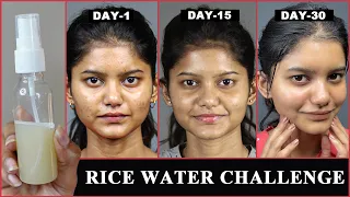 RICE WATER CHALLENGE For SPOTLESS & GLOWING SKIN At Home In Just 30 DAYS | #skincare