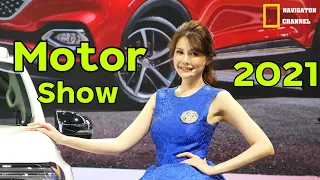 motor show 2021 พาเดินชมพริตตี้สาวสวย Testกล้อง Lumix G85 ชมบูธ Jeep  Volvo  MG