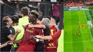 A Fight Between Milan And Rome Players🔥Milan vs Roma