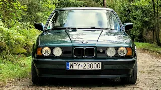 Łysy dawaj kija! Przymiarki do BMW e34 / 520 przedlift