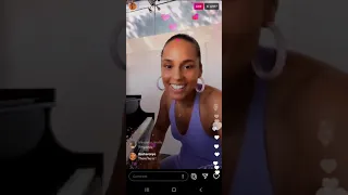 Alicia Keys (IG: @aliciakeys) on Live Stream on September 30th 2020