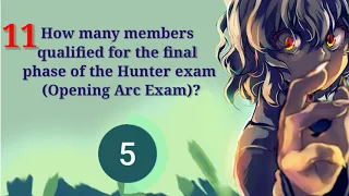 HxH ANIME QUIZ | Hunter X Hunter Fan Quiz