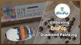 #Diapop #DiamondPainting #Unboxing ☕Snacksize 30x30cm - SALE