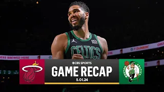 2024 NBA Playoffs: Celtics send Heat HOME, as Boston SEIZES 4-1 SERIES VICTORY | CBS Sports