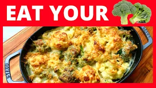 Broccoli and Cauliflower Au Gratin Recipe With Comté & Gruyere