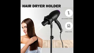 Hair Dryer Holder Stand Hanger Adjustable Bracket Floor-Standing Pet Hair Dryer Holder