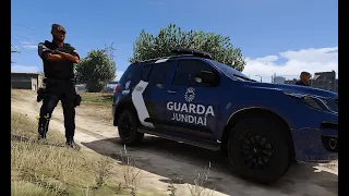 TROCA DE TIROS COM TRAFICANTES | GTA 5 LSPDFR | GM JUNDIAI