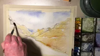 How to paint the Grand Canyon part 1 with Sean T Wright