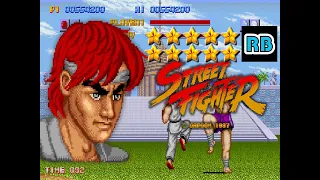 1987 [60fps] Street Fighter Ryu ALL