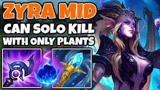 Zyra Mid is so good for the Off-Meta climb (She can solo kill with plants) - League of Legends