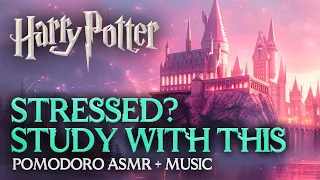 2h Hogwarts ASMR to Relax and Focus ✏️🏰 Harry Potter Pomodoro, Study Session Productivity Timer