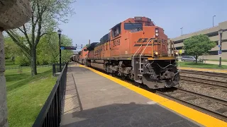 Railfanning Highlands Station, Hinsdale, IL 5/2/24