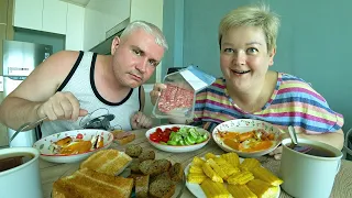 Мукбанг Вован МЕЧТАЕТ о доме и о СОСИСКАХ 🍖😂 Обдумываем РЕМОНТ 👩‍🔧 Обед в Таиланд Паттайя