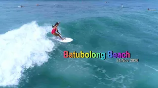 Surfing Batubolong Beach BALI 09:00 24Nov.2020